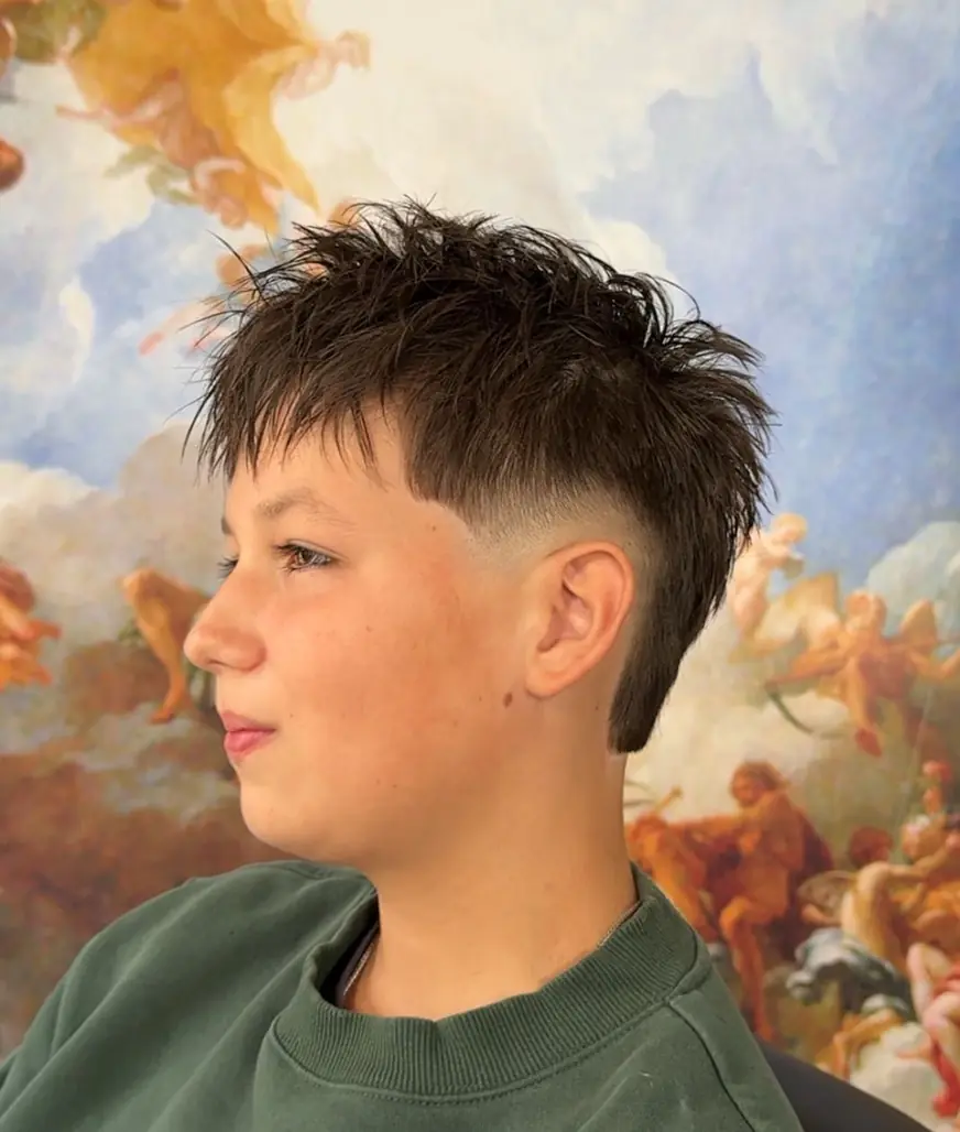 Tekstura z fadem — strzyżenie w QUCCUT Barber Krosno