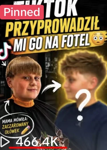 Kuba — wiral „TikTok przyprowadził mi go na fotel” z wynikiem 466,4 tys. wyświetleń